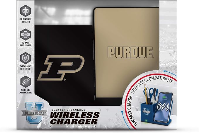 SOAR NCAA Unisex Cell Phone Wireless Charging Stand and Desktop Organizer - Image 3