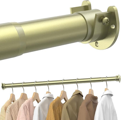Supforce Closet Rods for Hanging Clothes, 17 to 69 Inches Stepless Adjustable by Supforce