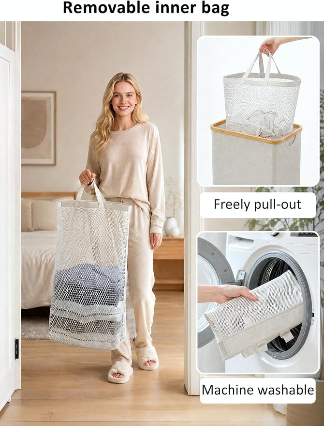 iEGrow 110L Laundry Basket - Image 5