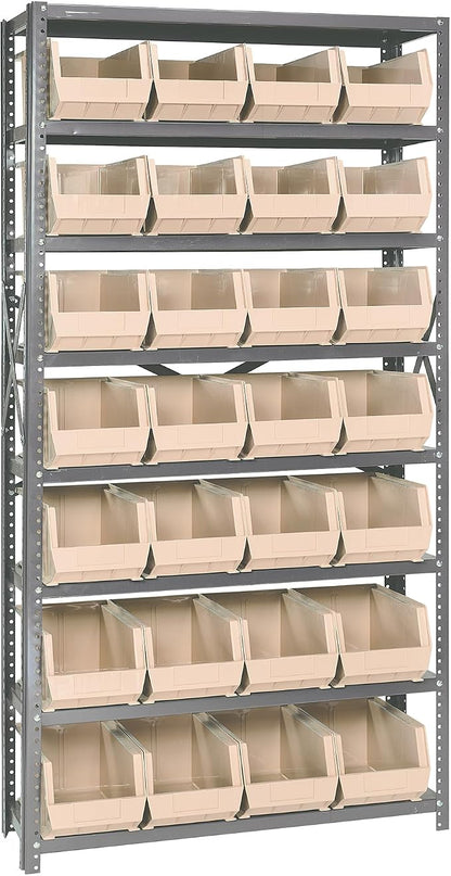 Quantum Storage Systems QSBU-240IV Giant Open Hopper Steel Shelving System by QuantumStorageSystems
