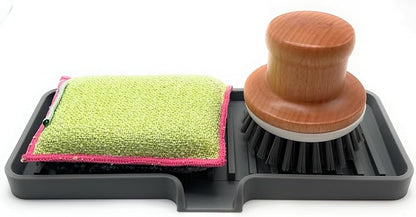 Happitasa Silicone Soap Dish Tray and Sponge Holder - Image 4