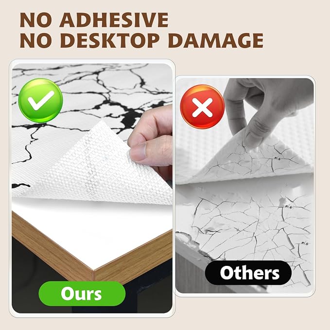 2-Layer Drawer and Shelf Liner for Kitchen Cabinet: 23.6 in X 20 Ft Non Slip - Image 5