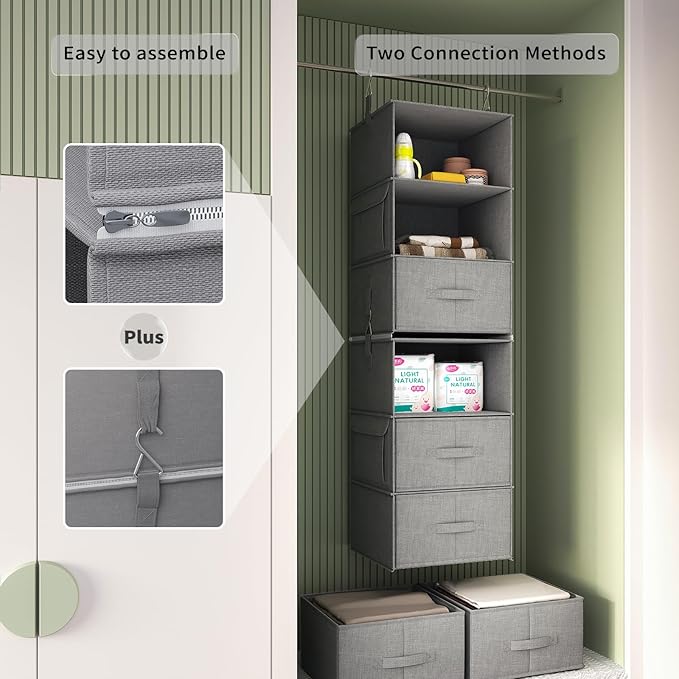 Vailando 6-Tier Hanging Shelves - Image 5