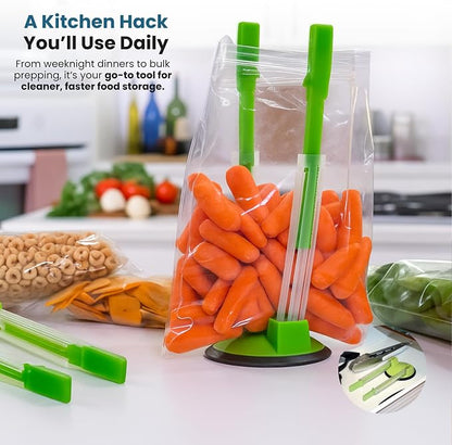 Baggy Rack - Sandwich Bag Racks, Clip Food Storage Bags Onto Holder, Best Opener - Image 6