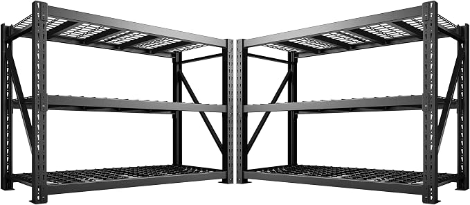 Bepatio 8250LBS Garage Shelving Heavy Duty Storage Shelves Industrial Metal by Bepatio