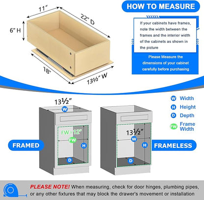 WelFurGeer Soft Close Pull Out Drawers - Image 3