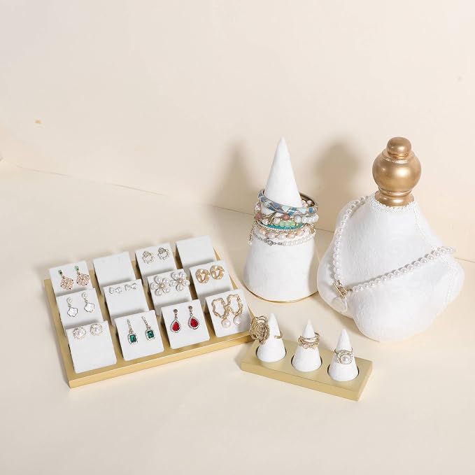 GemeShou Golden coated earring display stand - Image 8