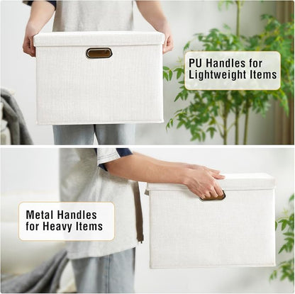 17" Large Collapsible Storage Bins - Image 4