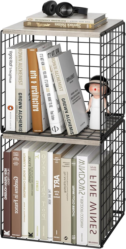 Dmevkic 2 Cube Small Bookcase, Bookshelf by Dmevkic
