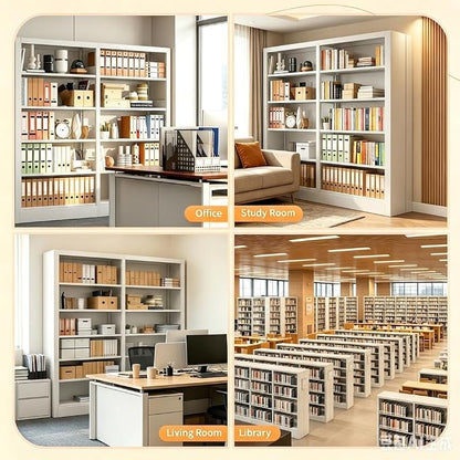 5-Tier Bookcase and Bookshelf, Freestanding Bookshelves - Image 5