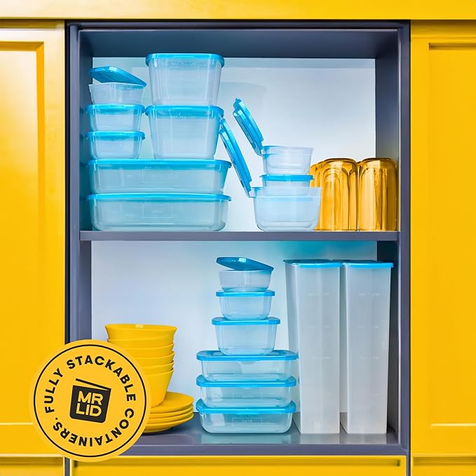 Premium Attached Food Storage Containers, Permanently Attached Plastic Lid - Image 4