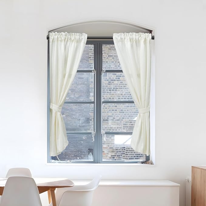 AIZESI Spring Tension Rods Adjustable Tension Curtain Rod Small Tension Rod No - Image 7