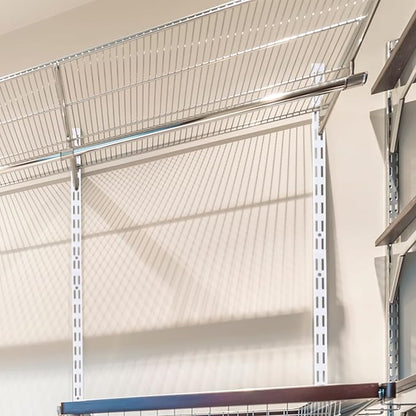 Tandefio 4 Pcs 12 inch Dual Track Upright Wall Shelving System - Image 6