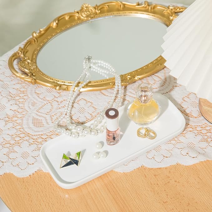 CosyCorner Ceramic Bathroom Tray, 9.8in x 3.9in x 0.7in - Image 4
