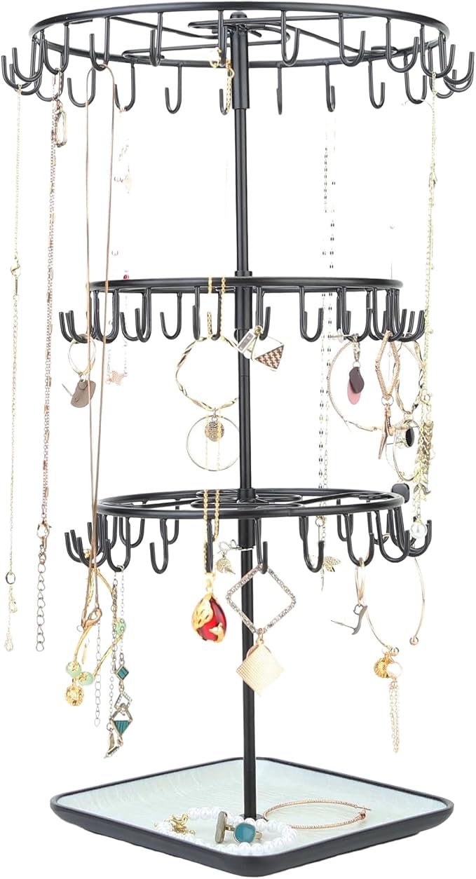 Multi-layer Jewelry Organizer Chic Box Metal Jewelry by Unknown