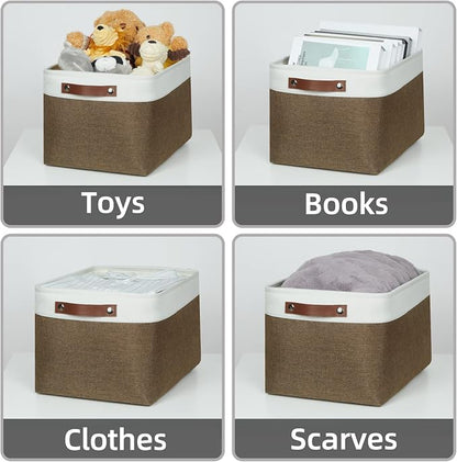 HNZIGE Fabric Storage Baskets - Image 4