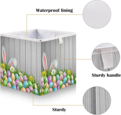 Easter Grass Eggs Closet Organizers Storage Cubes Storage Bins Shelf Baskets - Image 4
