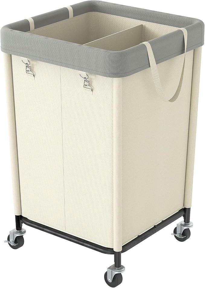 WOWLIVE 160L Rolling Laundry Hamper by WOWLIVE