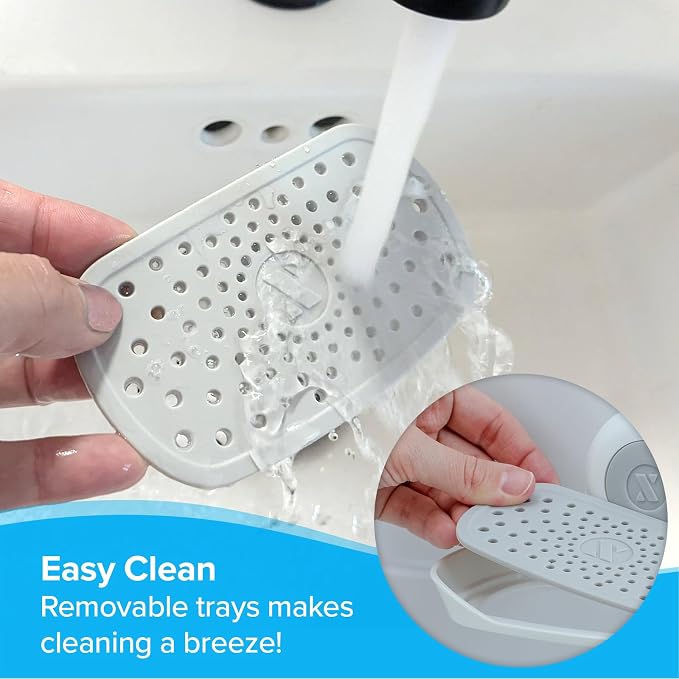 SlipX Solutions Double Soap Saver, Strong Hold Suction Cup Soap Holder - Image 3