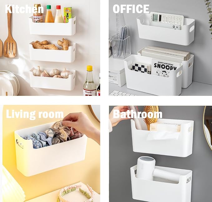 2 Pack Cabinet Organizer Storage, Adhesive Over Cabinet Door Organizer - Image 4