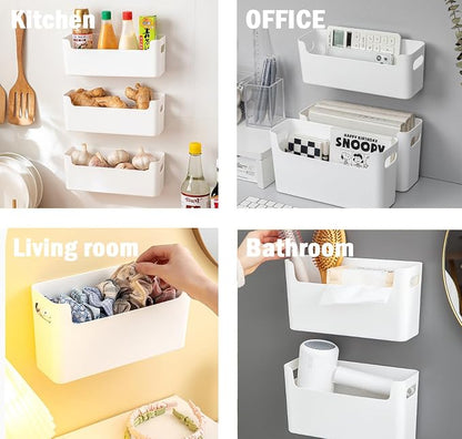 2 Pack Cabinet Organizer Storage, Adhesive Over Cabinet Door Organizer - Image 4