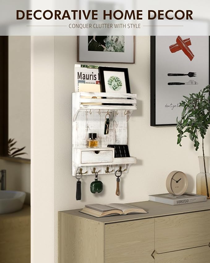 Rebee Vision Farmhouse Key Holder Wall Mount - Image 4