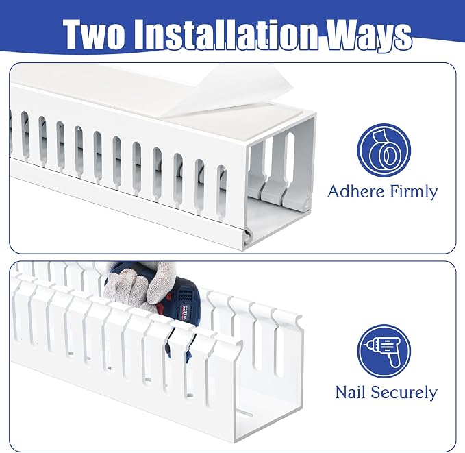 ZhiYo 99in Professional Server Rack Cable Management Raceway, H2 x W2in Cable - Image 4