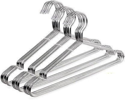 TIMMY 30 Pack Stainless Steel Wire Hangers, Heavy Duty 3.2mm Metal Coat Hangers by TIMMY