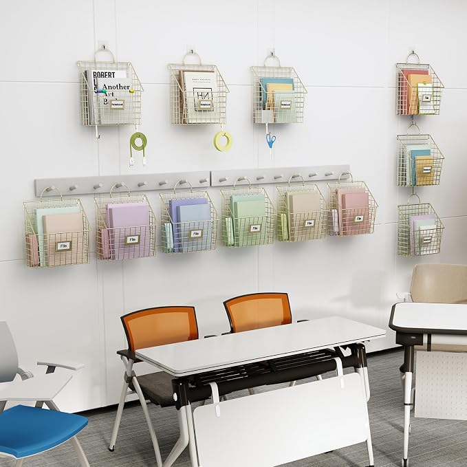 4 Packs Hanging Wall File Organizer - Image 9