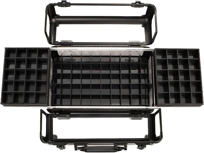 Ver Beauty Professional Armored Clear Acrylic Makeup Nail Tech Case - Image 4