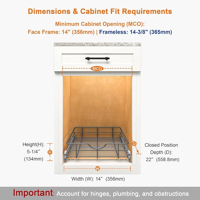 ALINE FURNITURE Pull Out Shelves - Image 2