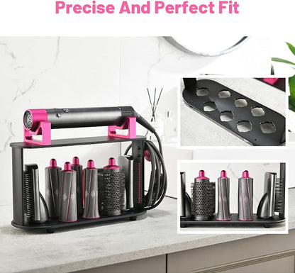 Foho Storage Holder Compatible for Dyson Airwrap Styler, 8-Holes Countertop - Image 4