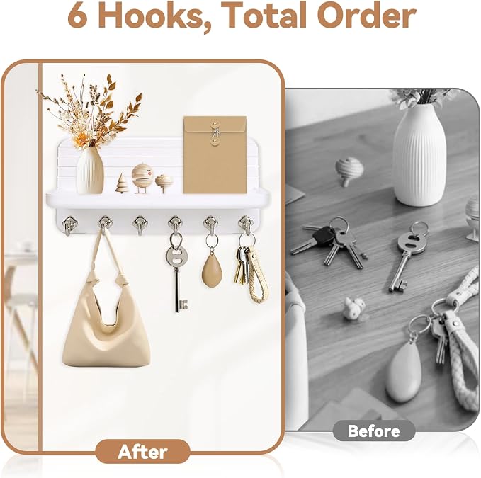 Key Holder for Wall, Mail Organizer Wall Mount - Image 3
