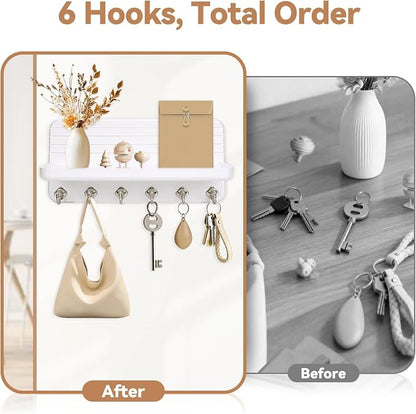 Key Holder for Wall, Mail Organizer Wall Mount - Image 3