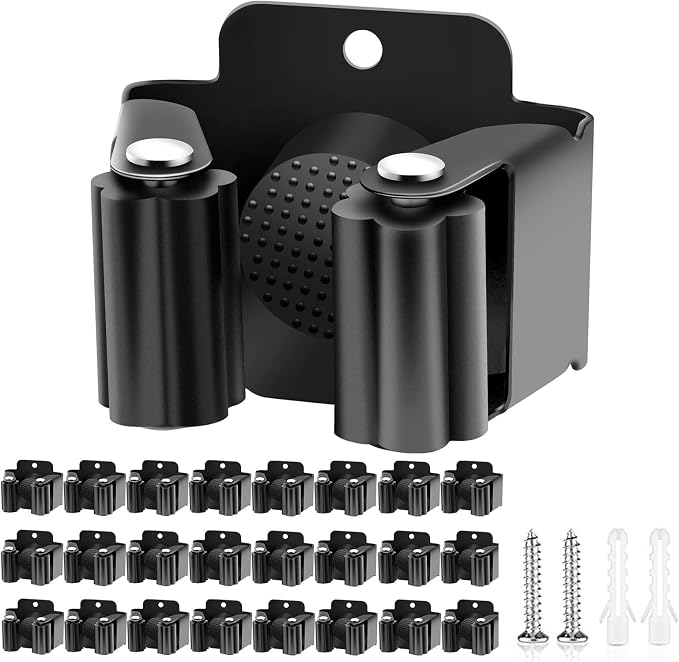 Verdenu 25 Pack Broom Holder Wall Mount, Mop and Broom Holder Wall Mount by Verdenu