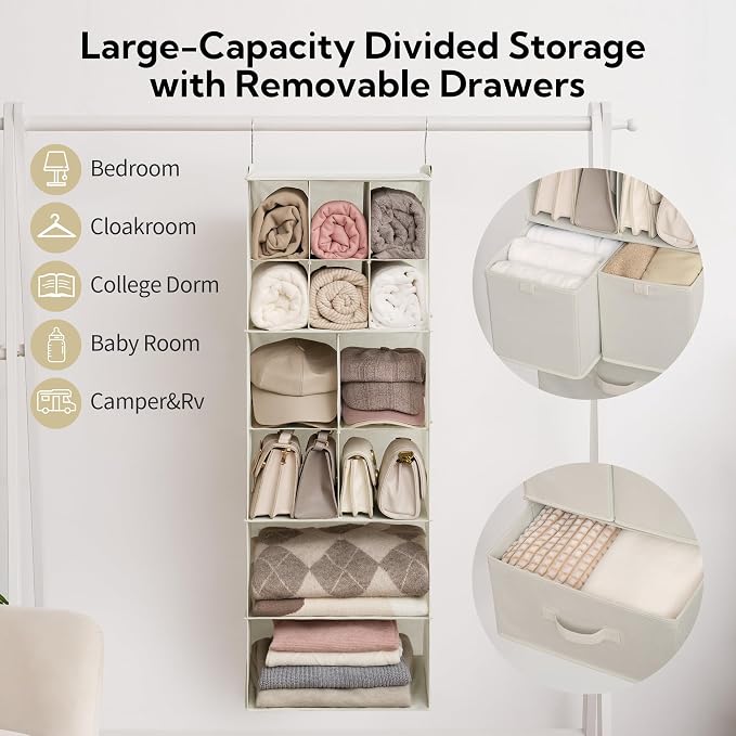 GRANNY SAYS Hanging Closet Organizer - Image 5