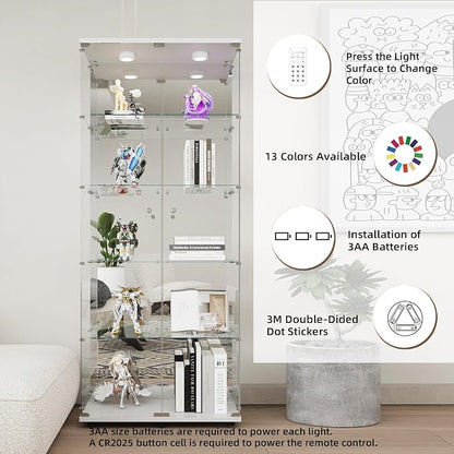 Beauty4U Glass Display Cabinet - Image 5