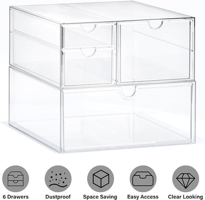 Prsildan Acrylic Drawer Makeup Organizer - Image 5