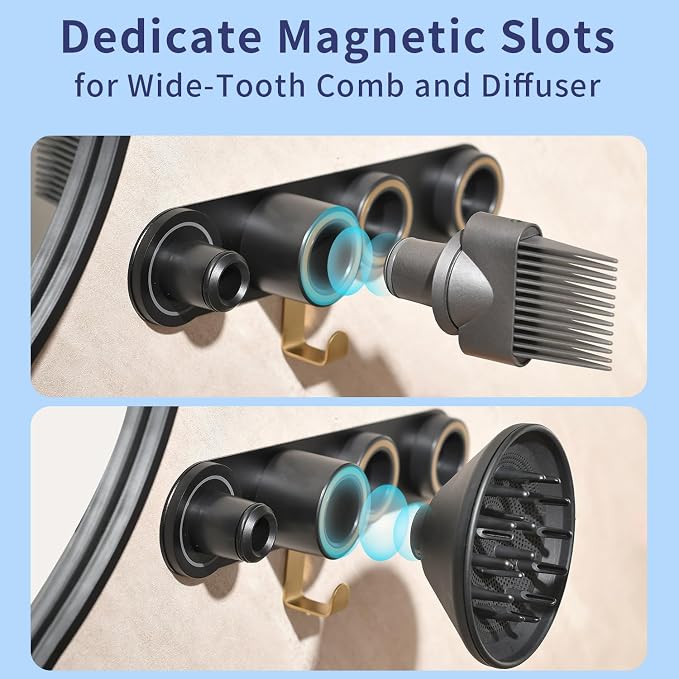 Dyson Hair Dryer Holder Wall Mount, Dyson Blow Dryer Holder - Image 4