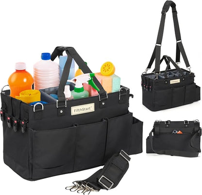 FifthStart Multiuse Cleaning Caddy w/Waist & Shoulder Strap by FifthStart