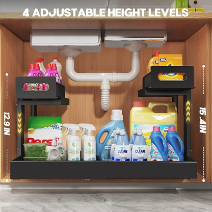 1 Pack Expandable Under Sink Organizers And Storage - Image 8