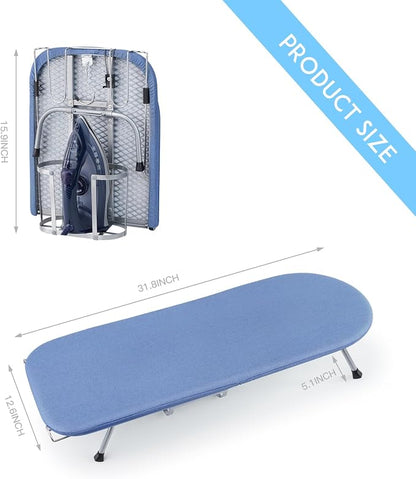 BiJun Small Ironing Board, Table Top Compact Portable Mini, Iron Rest, - Image 5