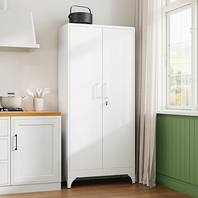 Letaya 71" H Metal Storage Cabinet - Image 9
