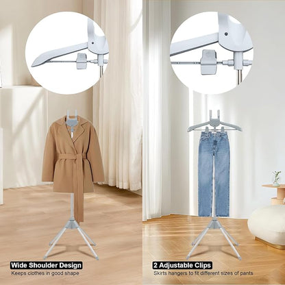 Adjustable Steamer Stand for Clothes, Portable Steamer Rack for Clothes - Image 3