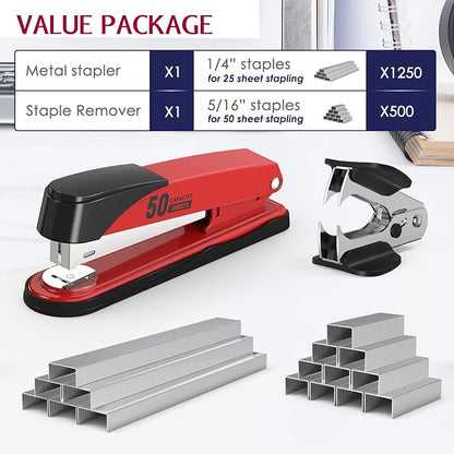 Metal Stapler Heavy Duty 50 Sheet Capacity - Image 2
