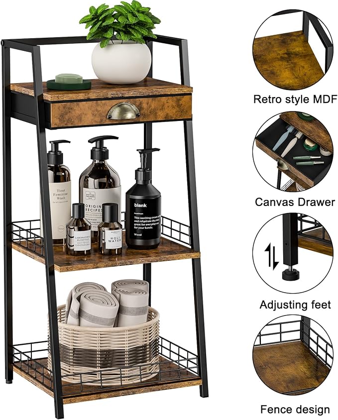 keomaisyto 3-Tier Bathroom Shelves - Image 8