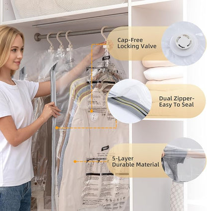 TAILI Hanging Vacuum Sealer Storage Space Saver Bags - Image 5