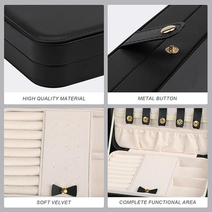 Small Jewelry Box, Travel Jewelry Case Portable Jewelry Boxes - Image 3