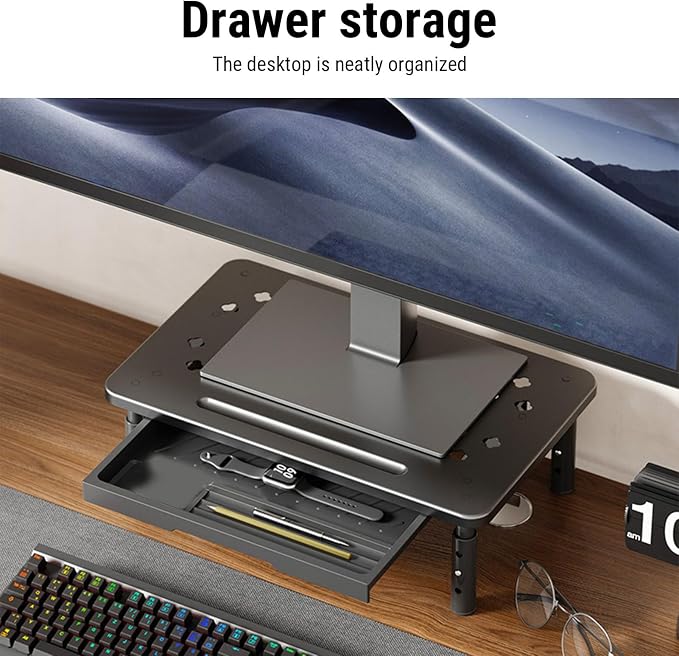 Denash Desktop Computer Riser Stand - Image 3