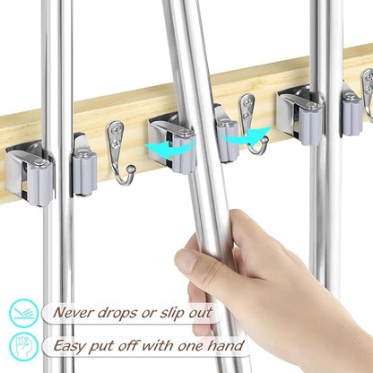 Mop and Broom Holder Wall Mount - Image 2